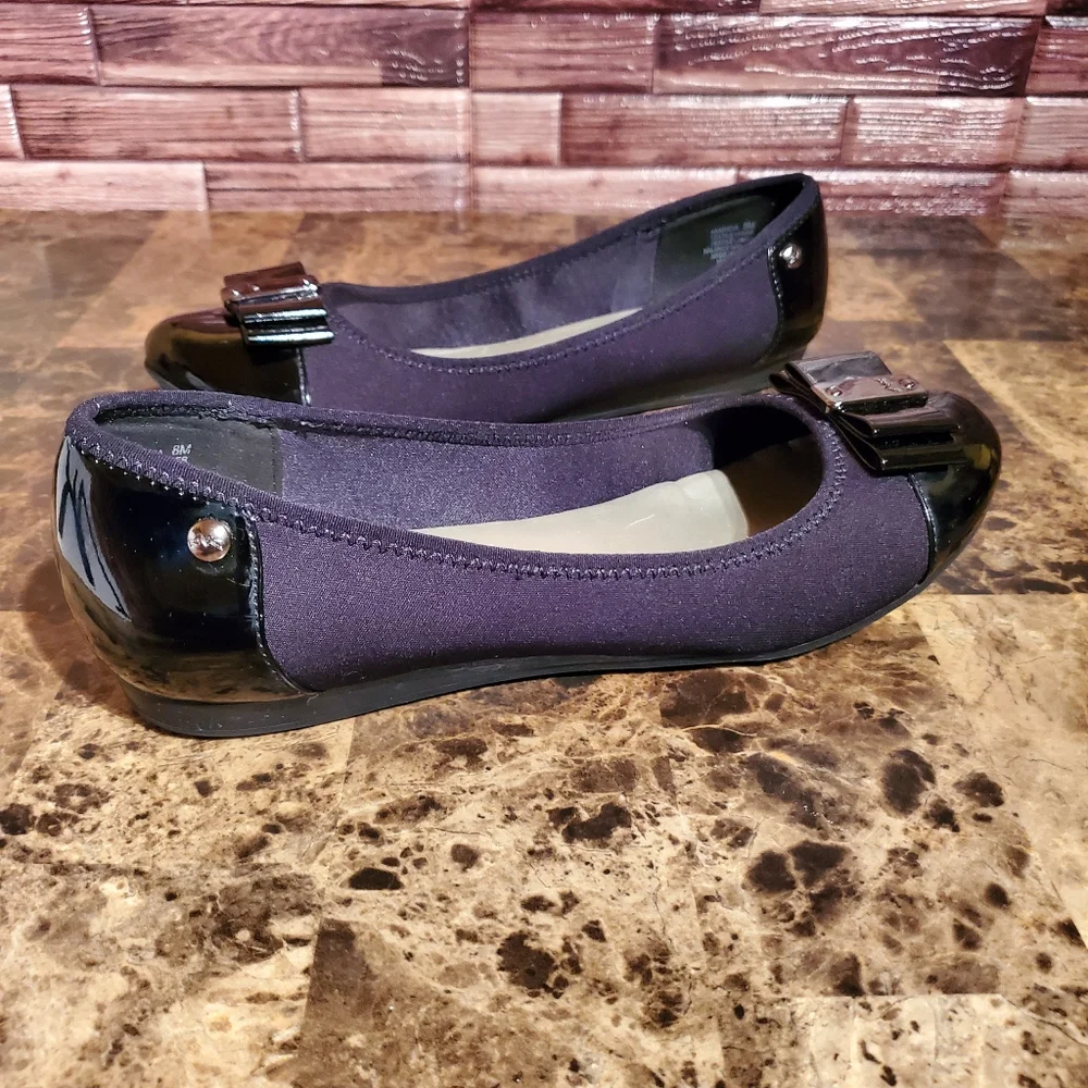Anne Klein AKARICIA  Women's Shoes Size 8M US Black Ballet Flat - Picture 9 of 10